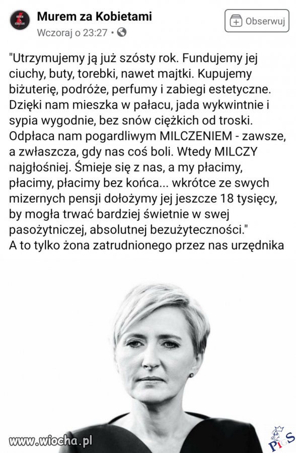 Kobiety dziękują pani Agacie