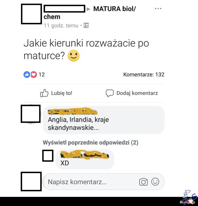 W tym kraju to mamy tylko takie opcje