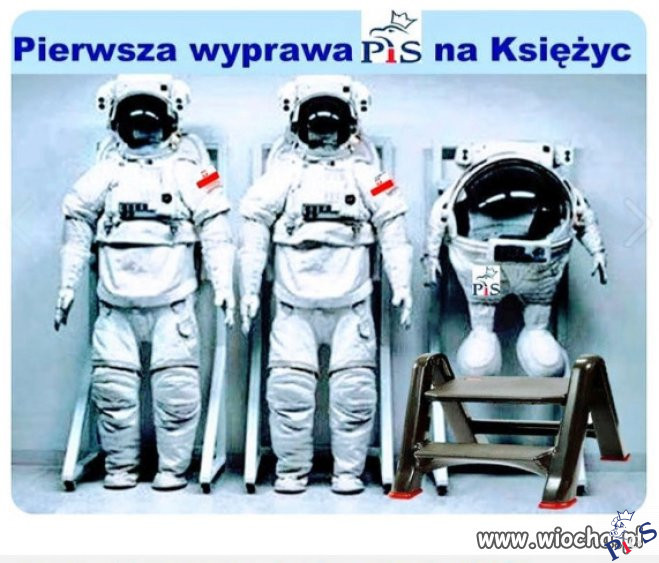 Pierwsza wyprawa PiS na księżyc