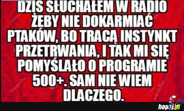 Sam nie wiem dlaczego