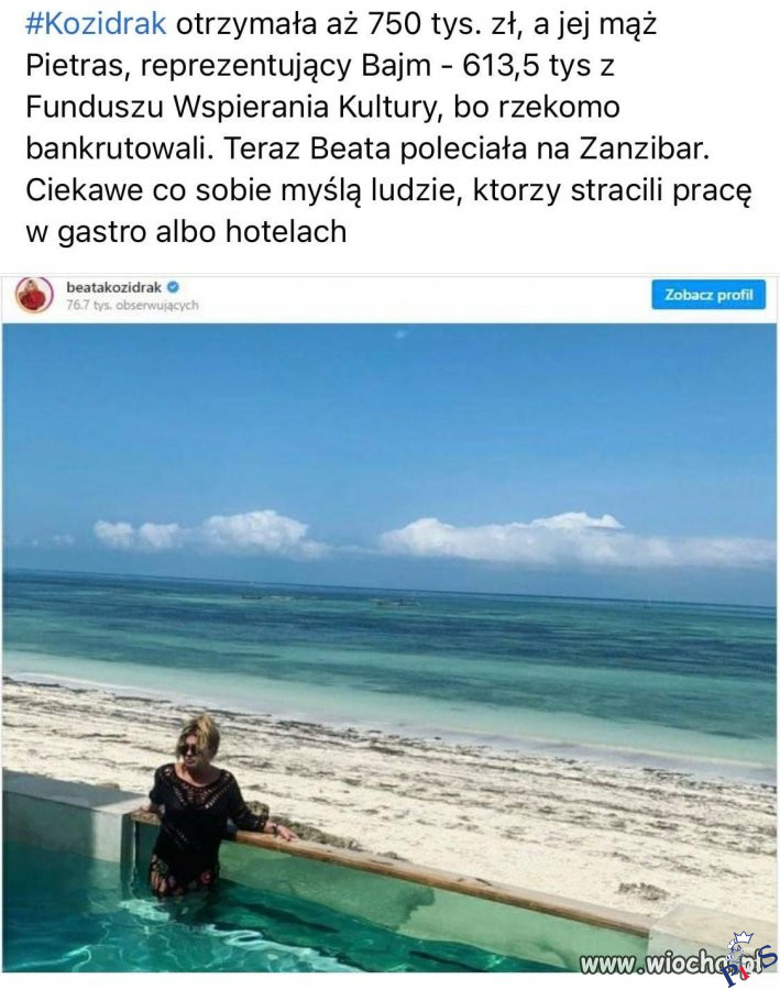 A za pare dni będzie tak wypoczęta że stworzy hymn pochwalny na cześć PiSu