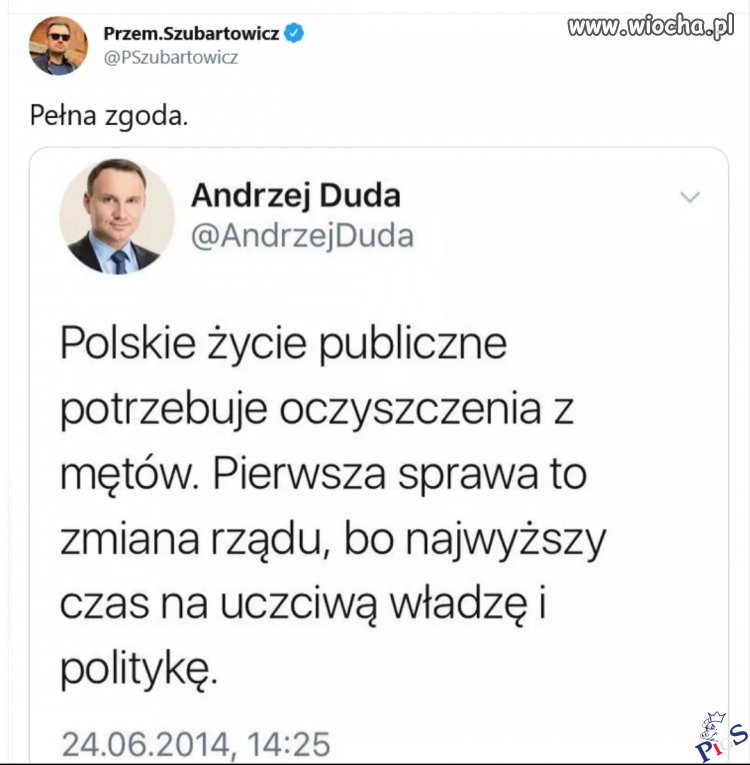 Andrzej, zacznij od siebe