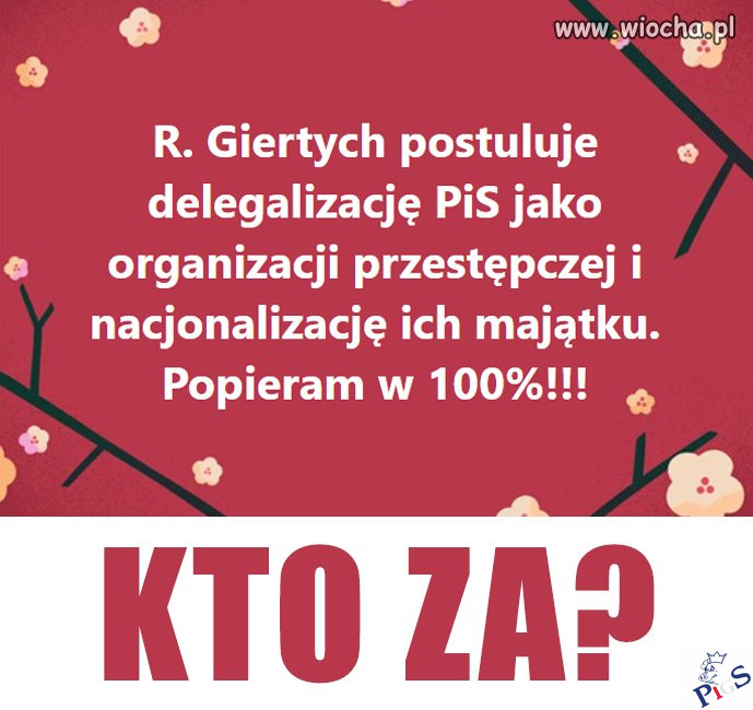 Kto jest za?