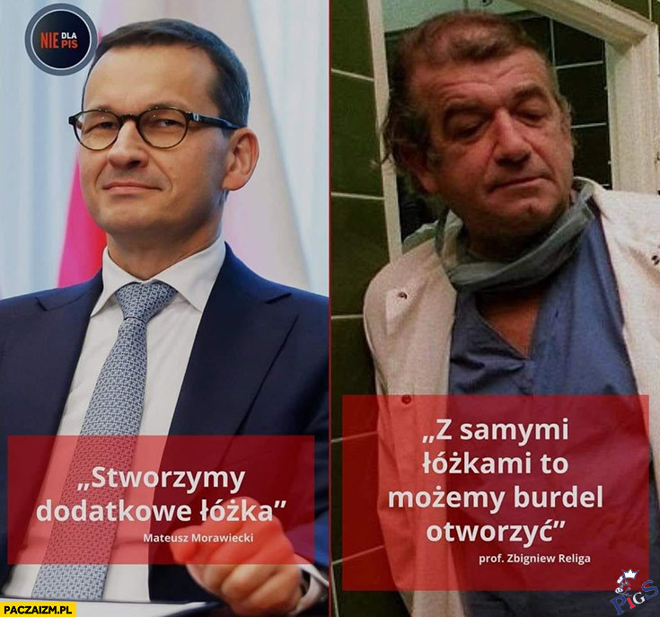 Morawiecki vs. prof. Religa