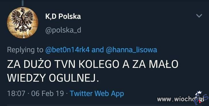 Pocisk od wyborcy PiSu