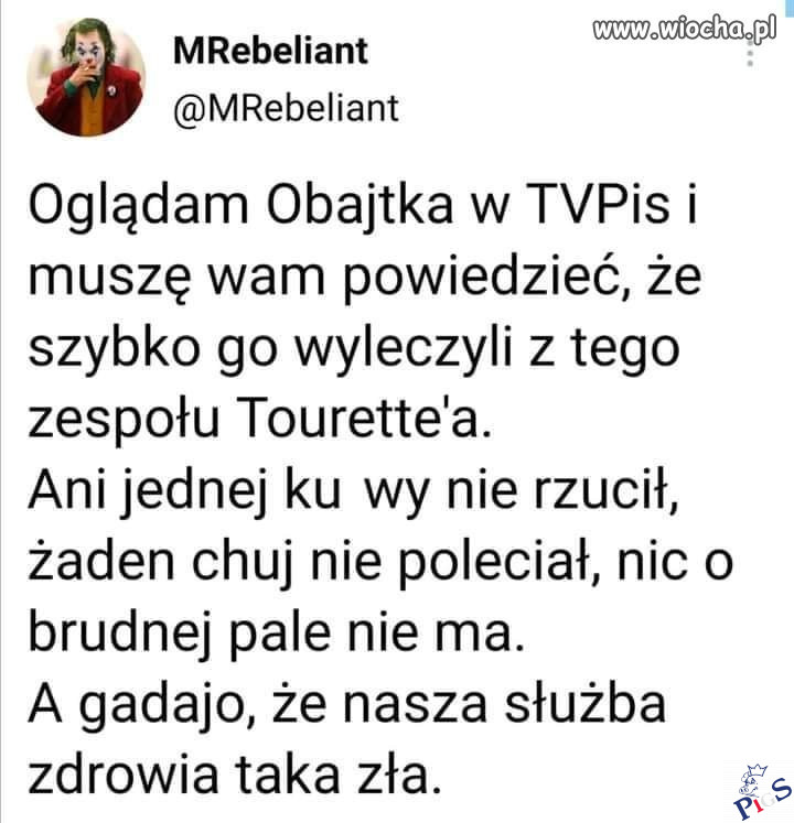 Szybko wyleczony