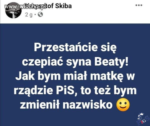 Też bym się wstydził tak jak Tymoteusz Kusiński