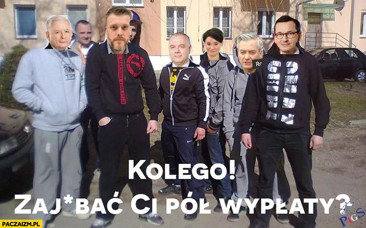 Zajebać Ci pół wypłaty?