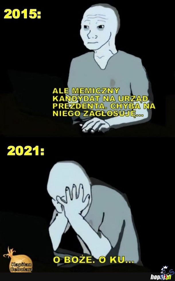Memiczny ten kandydat był