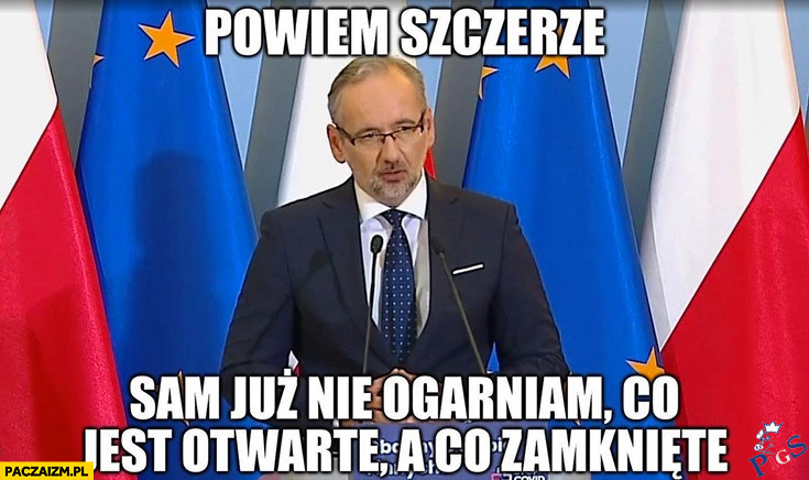 Minister sam nie ogarnia
