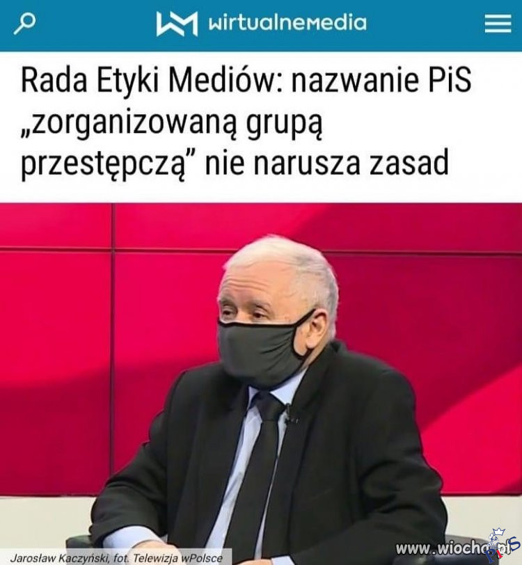 Nazywanie PiS zorganizowaną grupą przestępczą nie narusza prawa