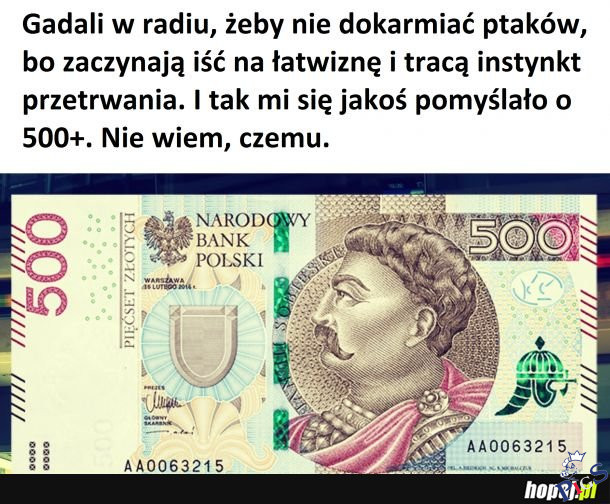 Nie dokarmiać nierobów