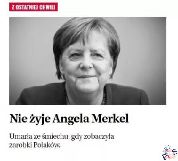 Nie żyje Angela Merkel