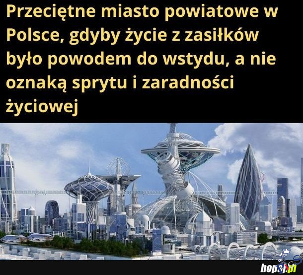 Przeciętne miasto powiatowe w Polsce