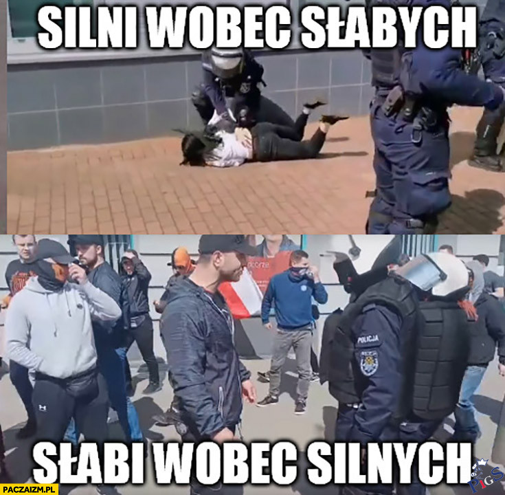 Silni wobec słabych a słabi wobec silnych