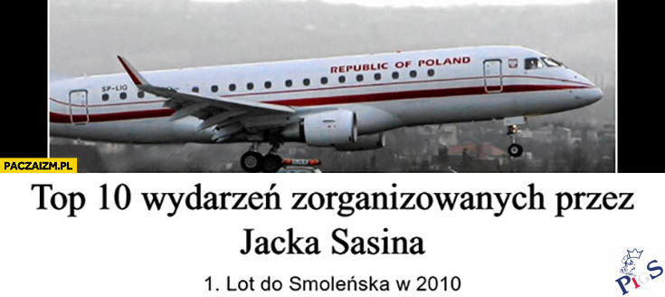 Top 10 wydarzeń zorganizowanych przez Sasina