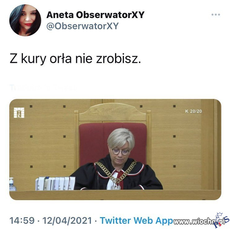 Z kury orła nie zrobisz