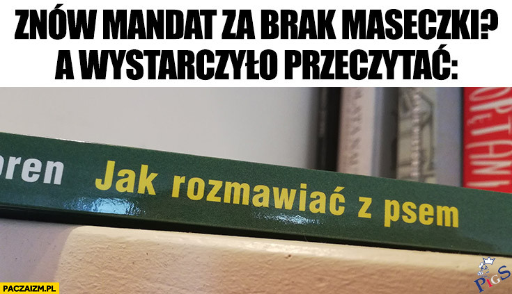 Znów mandat za brak maseczki