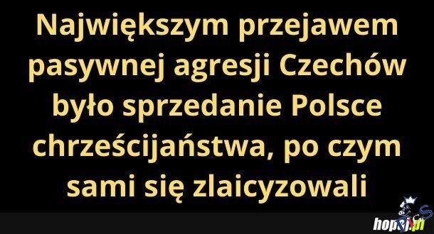 Największy przejaw pasywnej agresji Czechów