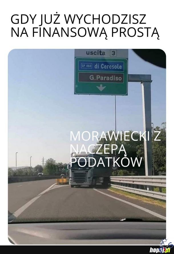 Gdy wychodzisz na finansową prostą