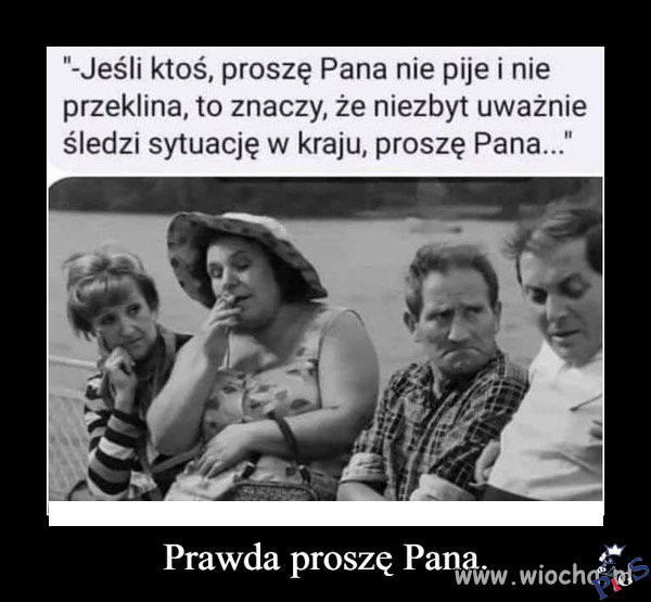 Jeśli ktoś nie pali i nie przeklina