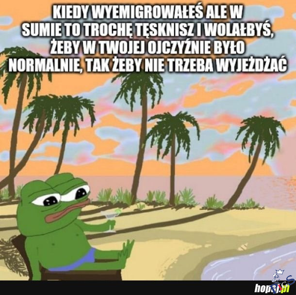 Kiedy wyemigrowałeś
