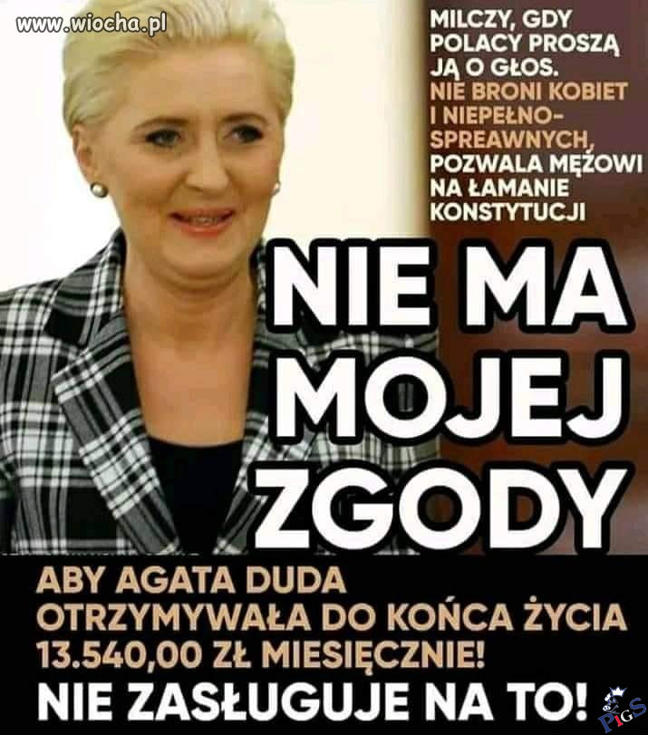 Milczy, gdy Polacy proszą o głos