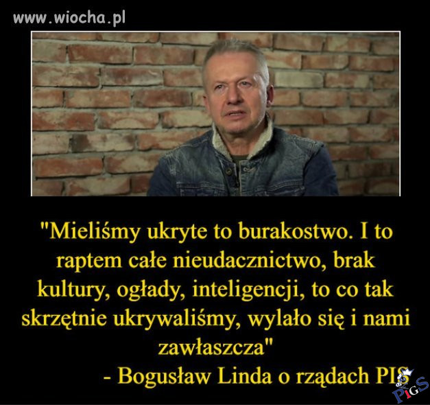 Bogusław Linda o rządach PiS
