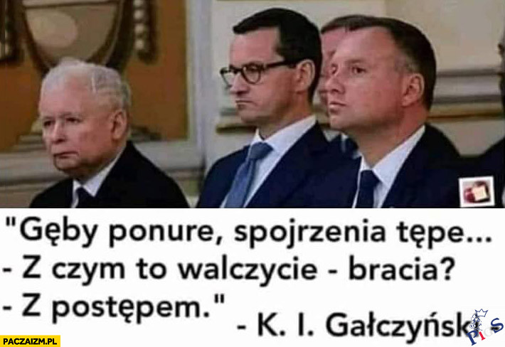 Gęby ponure, spojrzenia tępe