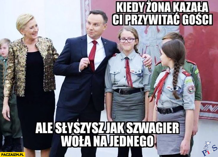 Kiedy żona kazała Ci przywitać gości