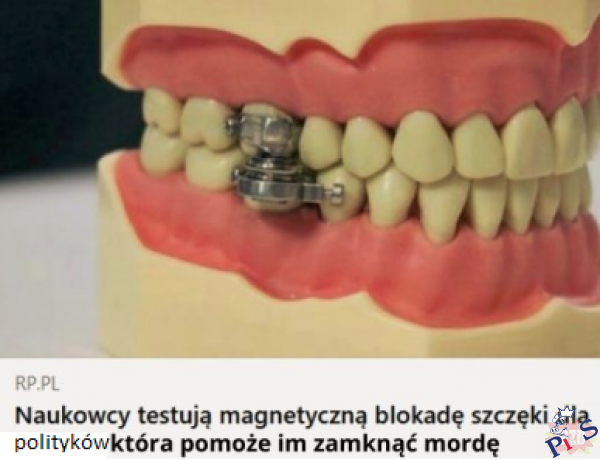 Naukowcy testują magnetyczną blokadę szczęki