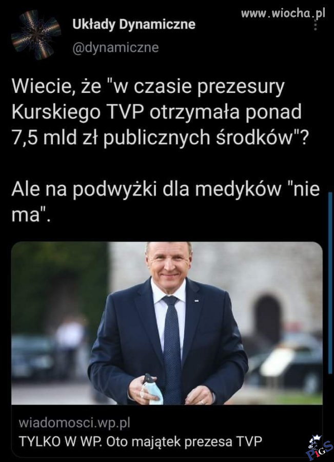 Pieniązki są ale dla wybranych