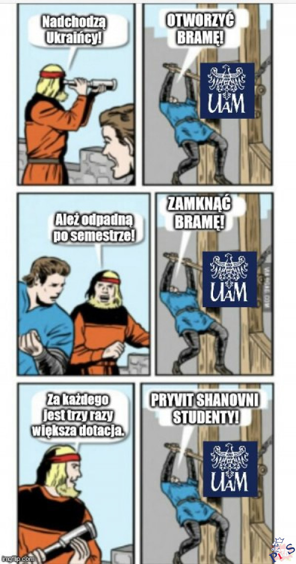 Powitać studentów