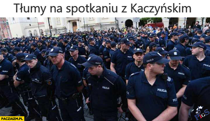 Tłumy na spotkaniu z Kaczyńskim