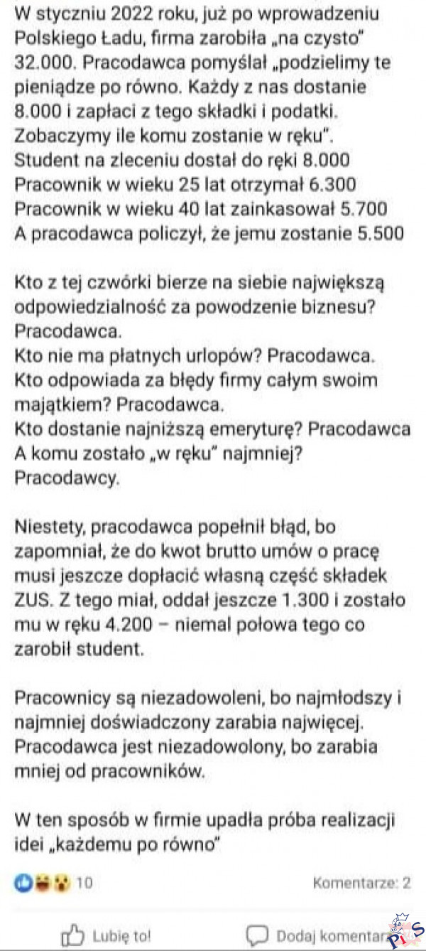 Każdemu po gówno