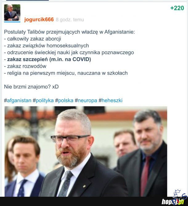 Postulaty Talibów (zdjęcie niepowiązane)