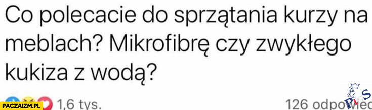 Szmata z wodą