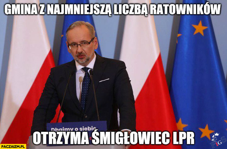 Gmina z najmniejszą liczbą ratowników