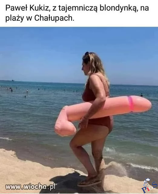 Kukiz na plaży
