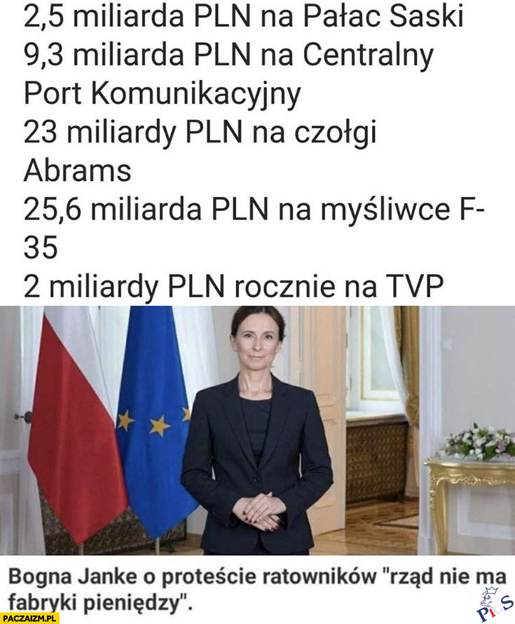 Rząd nie ma fabryi pieniędzy