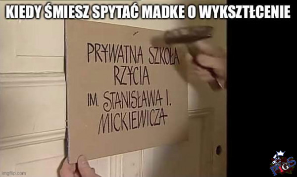 Gdy śmiesz zapytać madkę