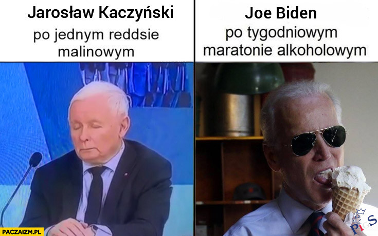 Jarosław Kaczyński vs. Joe Bidden