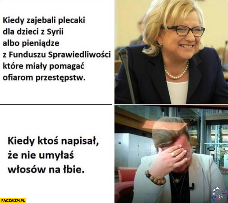 Kempa z nieumytymi włosami