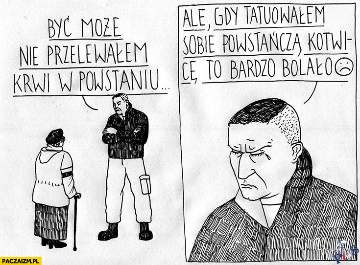 Narodowiec rozmawia z Powstańczynią
