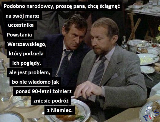 Podobno narodowcy chcą ściągnąć uczestnika Powstania, który popiera ich poglądy