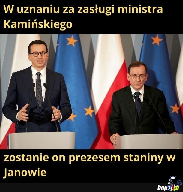 W uznaniu za zasługi