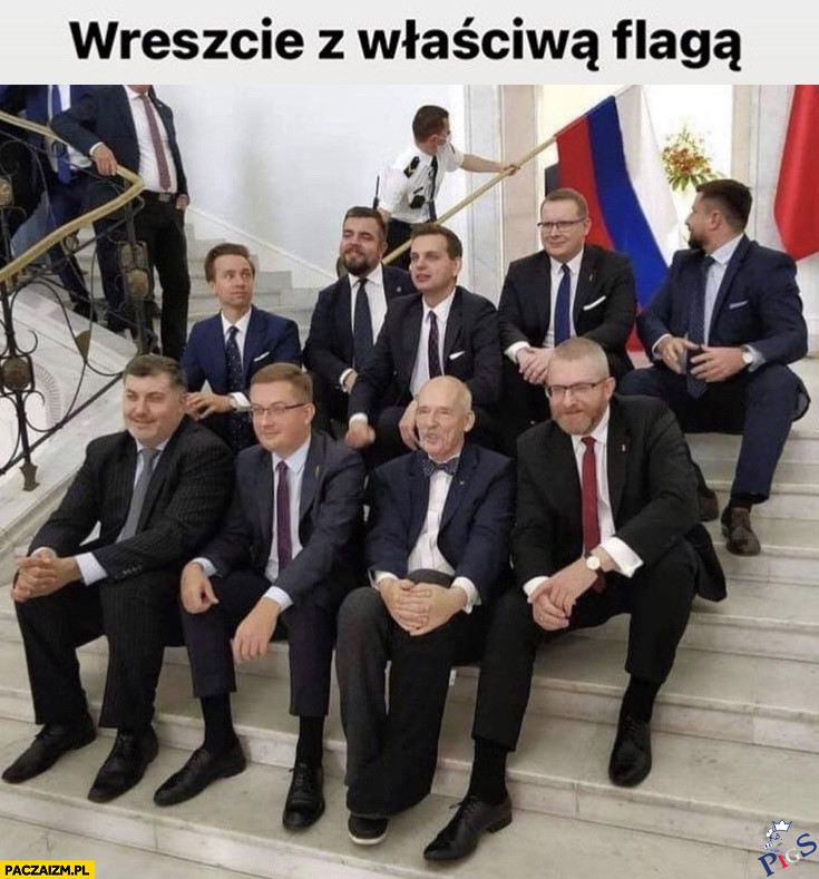 Wreszcie z właściwą flagą