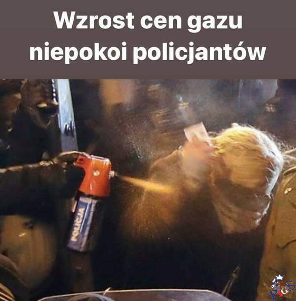 Wzrost cen gazu niepokoi policjantów