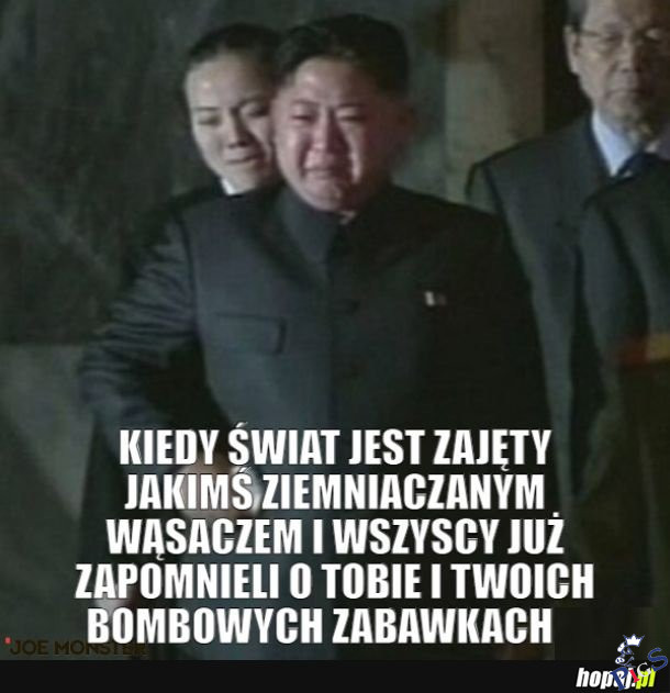 Biedny Kimcio, ziemniaczany wąsacz go pokonał