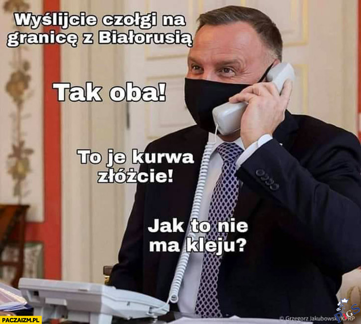 Czołgi nie pojadą bo nie ma kleju
